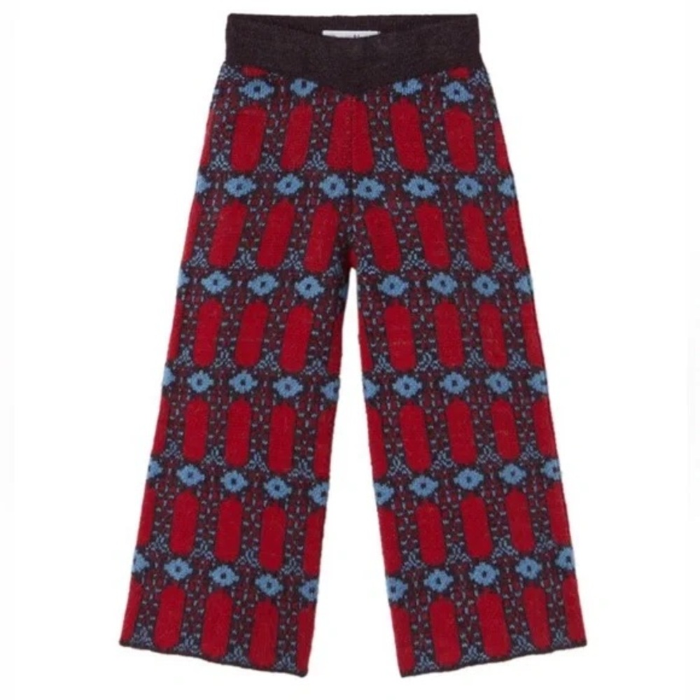 Zara girls KNIT JACQUARD CULOTTES